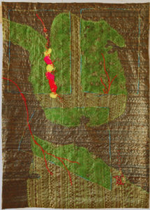 Into the Woods. Textiles art by Greta Huseboe