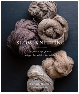 Slow knitting front cover