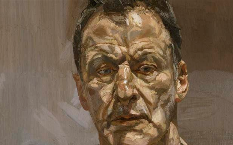 Lucian Freud reflection