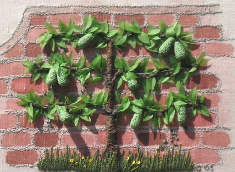 Stumpwork Embroidery course by the School of Stitched Textiles