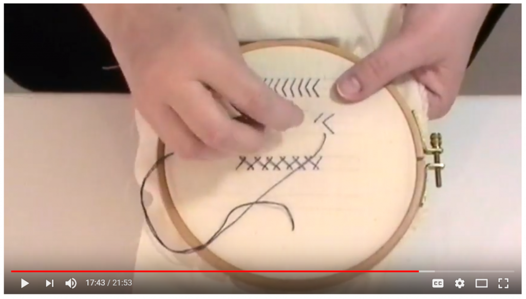 Beginner courses and video tutorials being developed by the School of Stitched Textiles