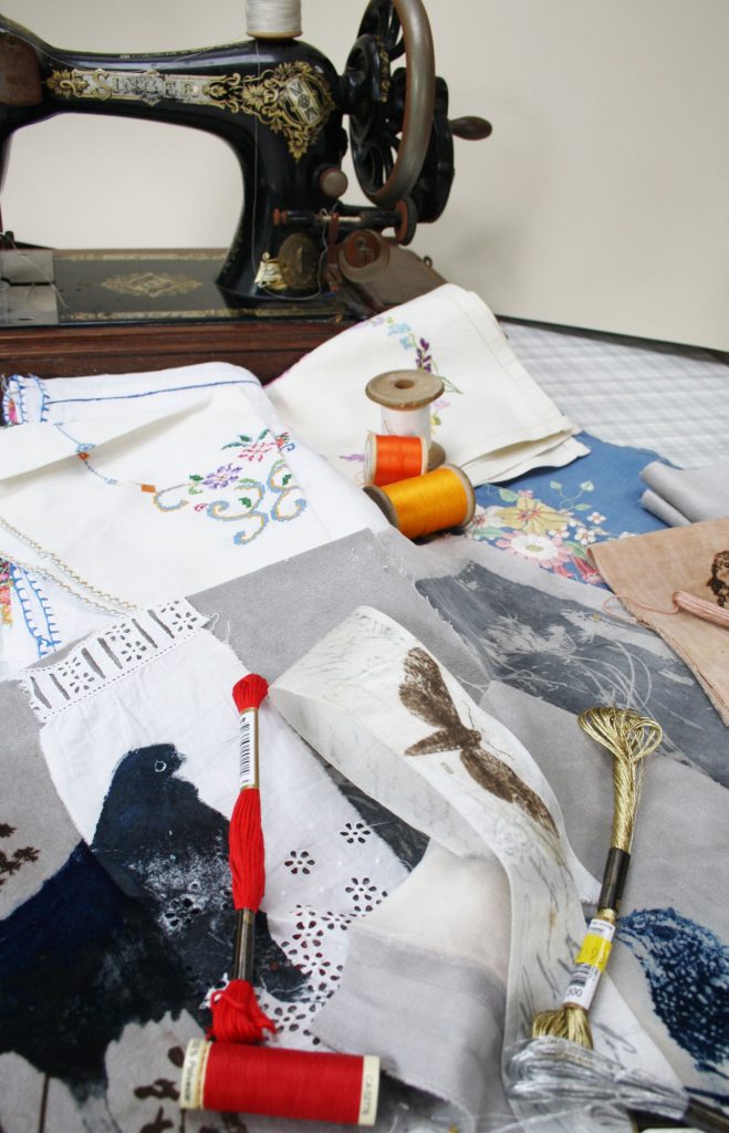 Sue Brown's creative workspace