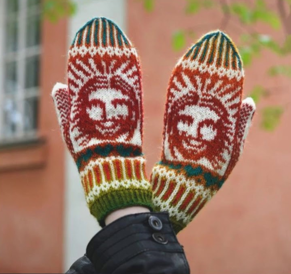 A unique pattern from 'Wild Mittens and Unruly Socks'