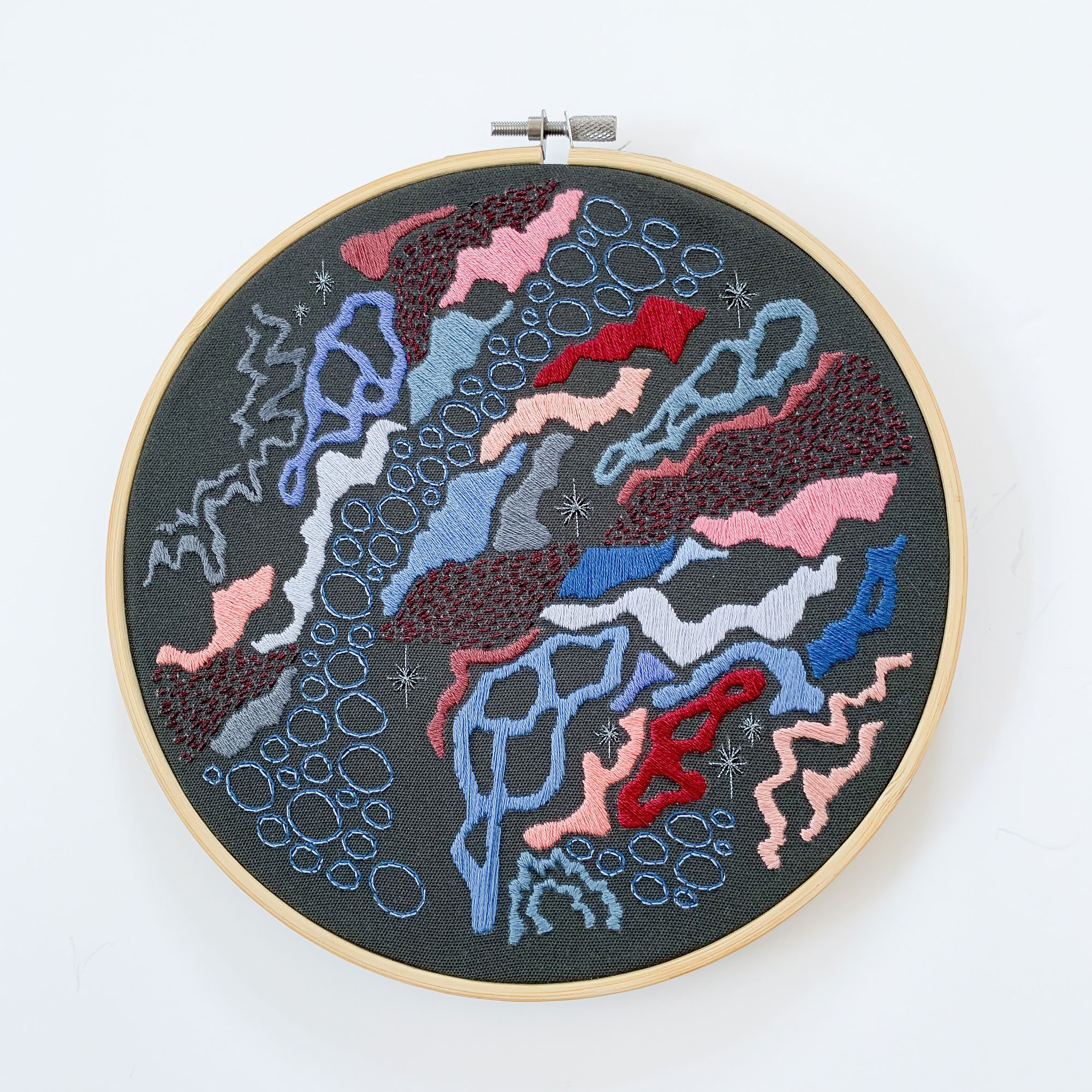 Hand Embroidery hoop art entery for SST creative bursary