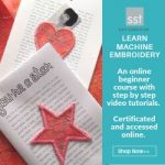 Affiliate Advert machine embroidery textile craft courses 250 x 250 px