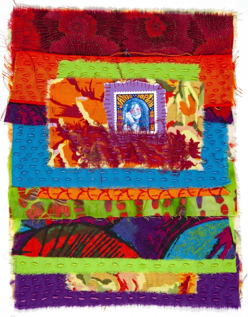 Small Note # 336, Janis Joplin (approximately 16 x 10 cm)