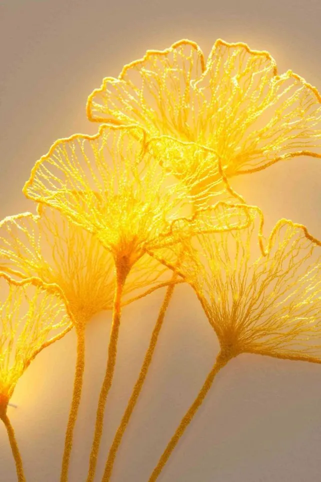 Ginkgo Florette Glow (detail) by Meredith Woolnough