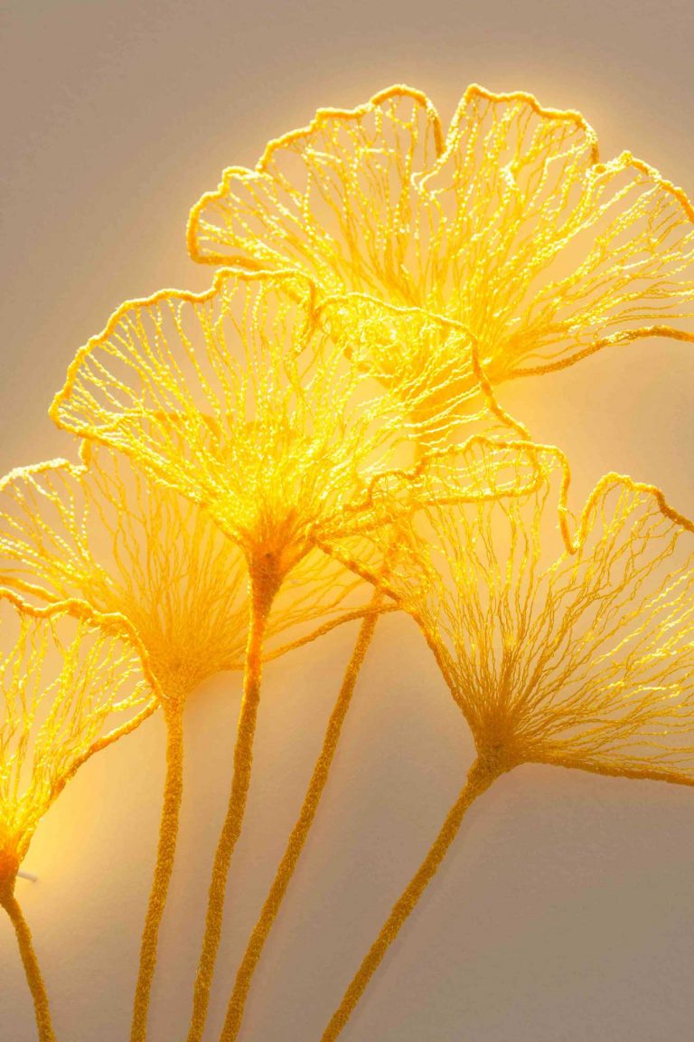 Ginkgo Florette Glow (detail) by Meredith Woolnough