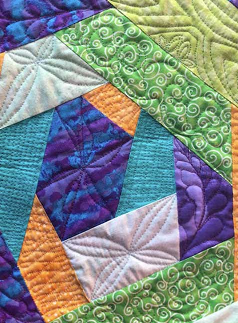 Patchwork and quilting example 2
