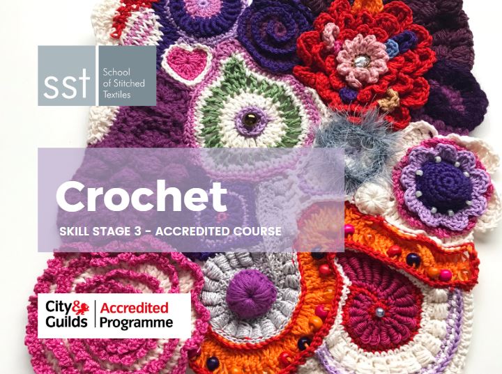 Crochet online course brochure