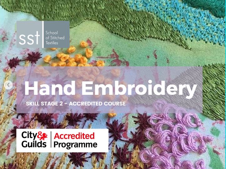 Hand Embroidery course brochure