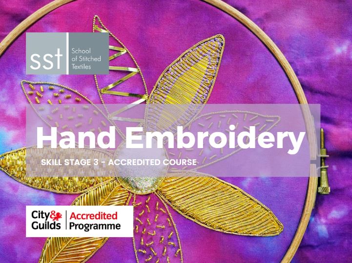 Hand Embroidery SS3 course brochure