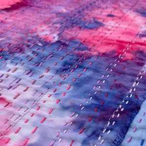 Learn simple hand stitching. A free course by the School of Stitched Textiles