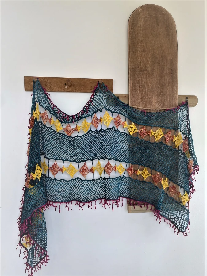 Work by crochet graduate Amanda Jones