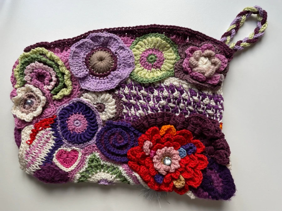 Work by crochet graduate Amanda Jones