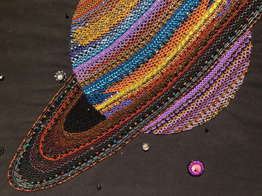 Beaded Saturn by Margaret Nazon