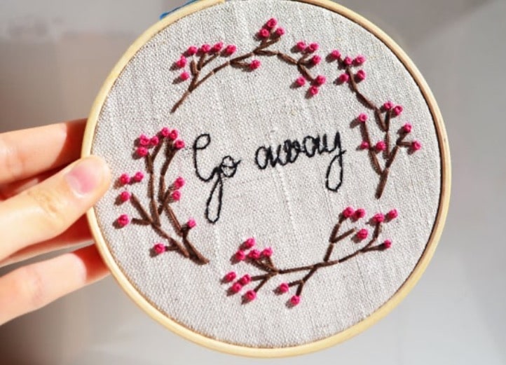 Ailsa Charlesworth hand embroidery
