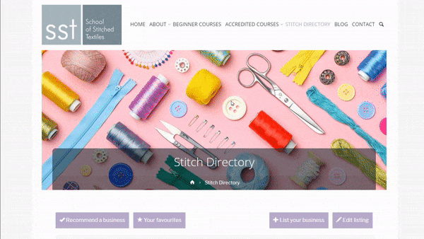 How to add your business to the Stitch Directory