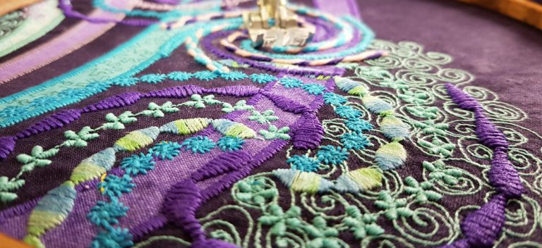 A graduate story by Machine Embroidery graduate, Cathy Howe