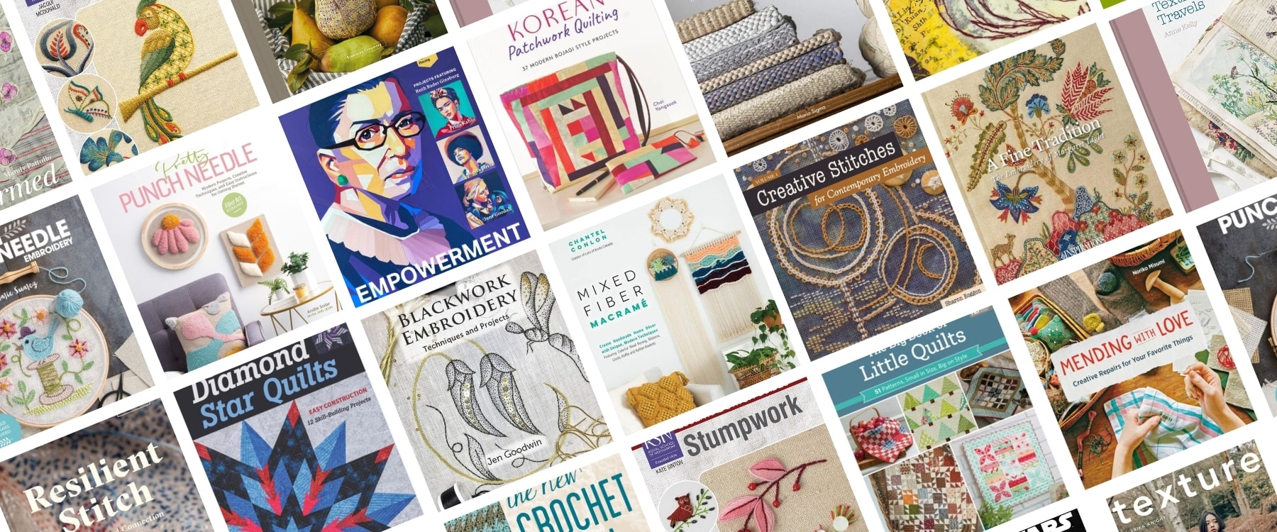 24 of the Latest Textile Books for Stitch Enthusiasts