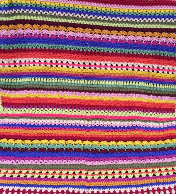 Crcoheted Blanket by Amanda Godden Crochet graduate
