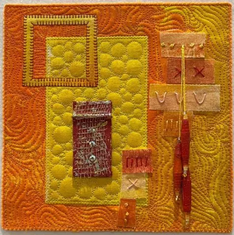 Muslin Bead Patchwork and Quilting project by Annegret Fauser
