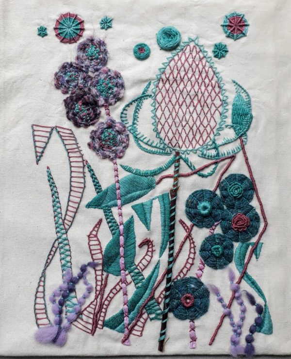Hand Embroidery Design by Rhiannon Thomas