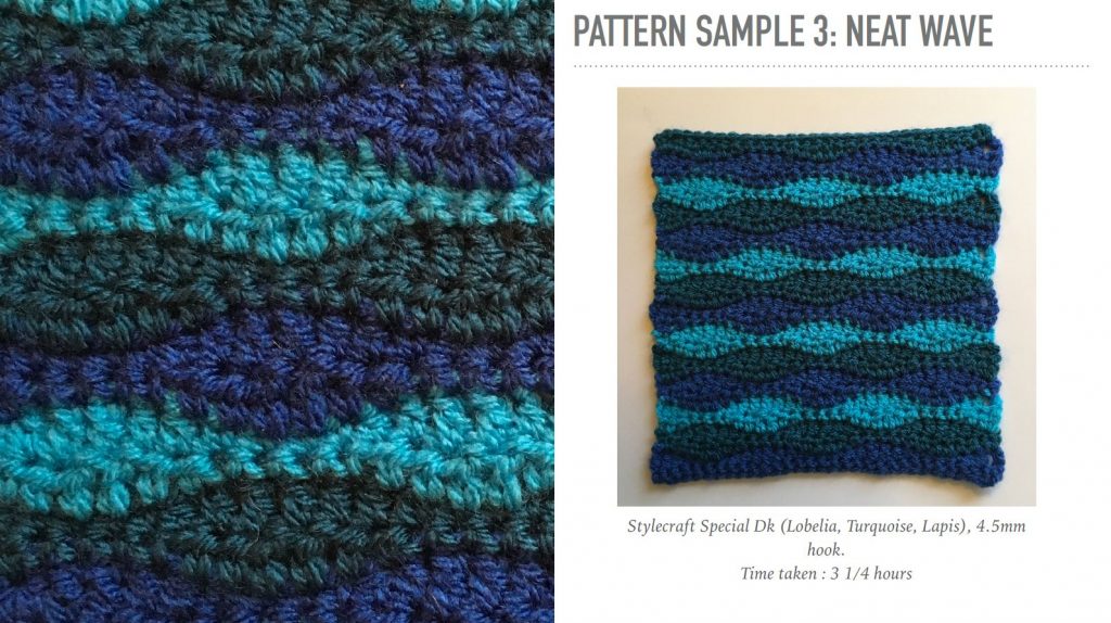 Crochet sample by Emma Dickenson