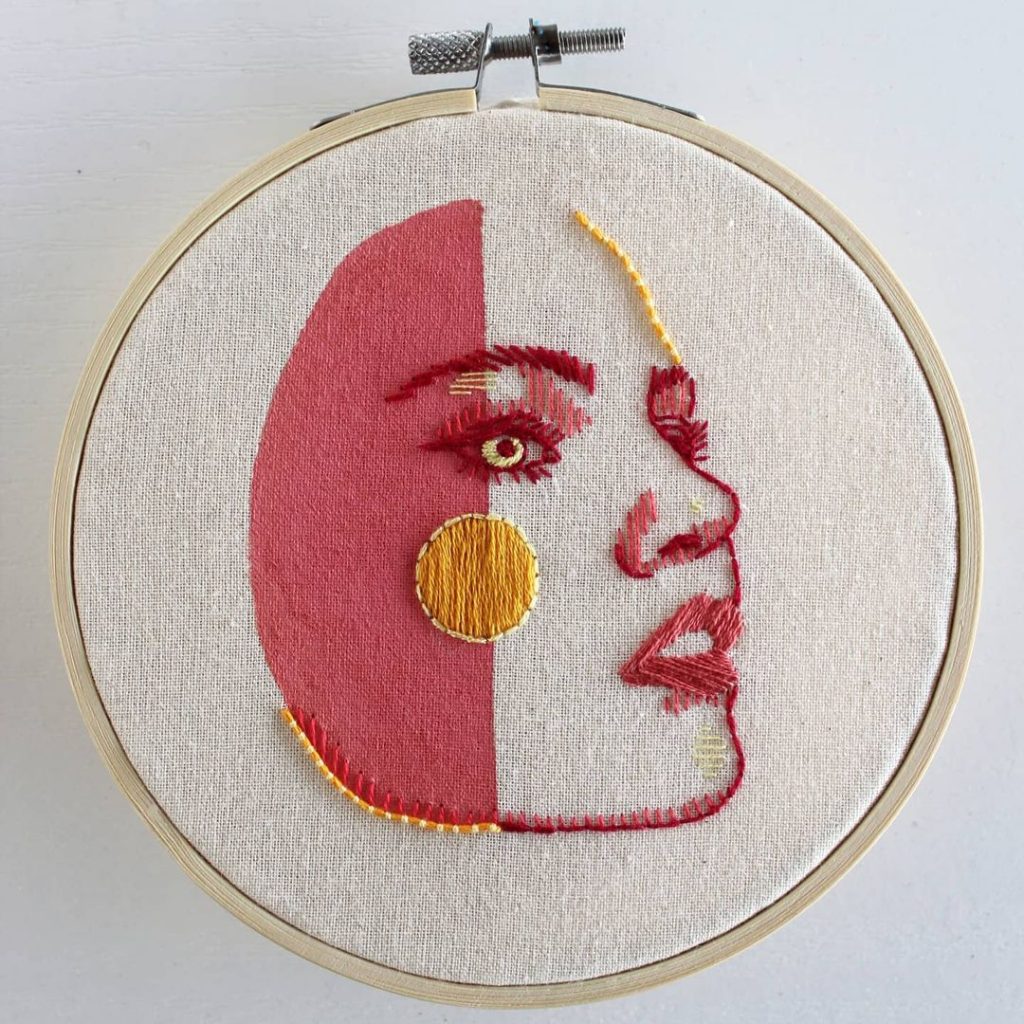 Branda Risquez is one of the 10 Textile Portrait Artists you have to follow