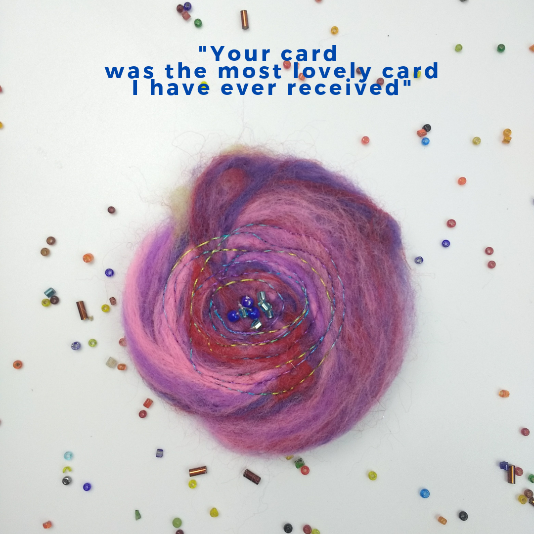 Felted, Stitched Brooch Card Review