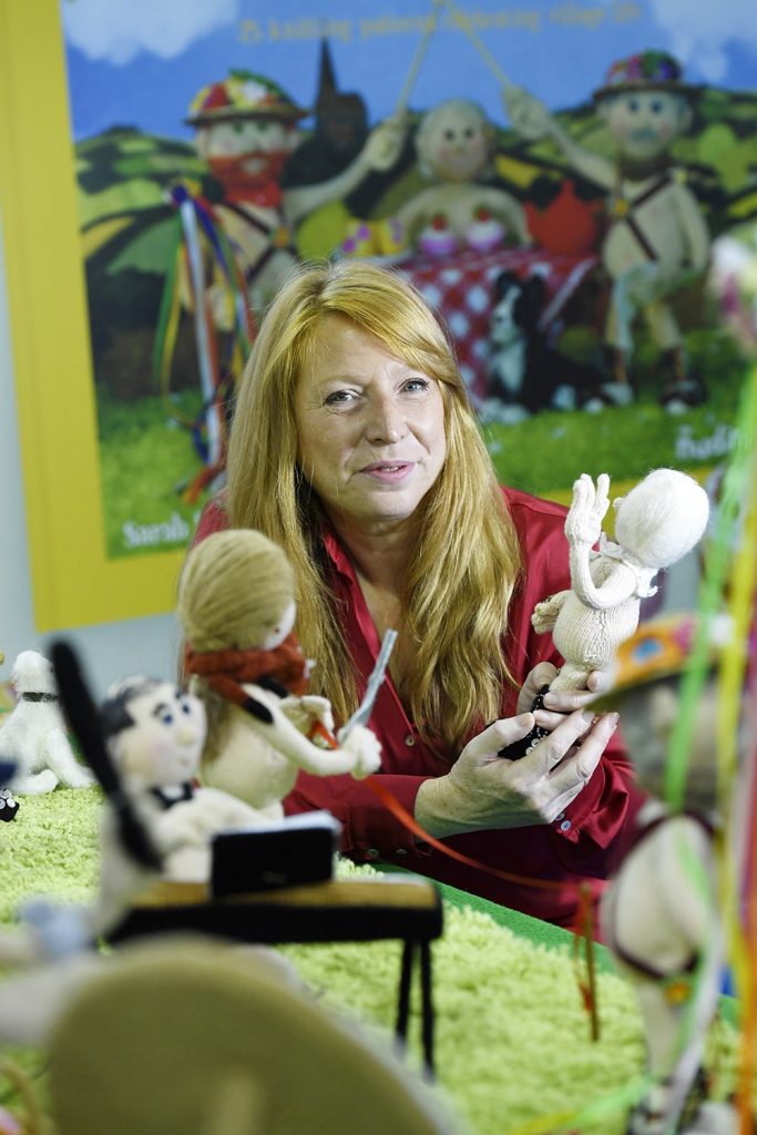 Sarah Simi creator of nudinits and founder of Woolly Vision animation company