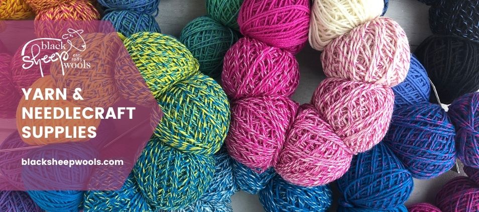 Yarn and supplies from Black Sheep