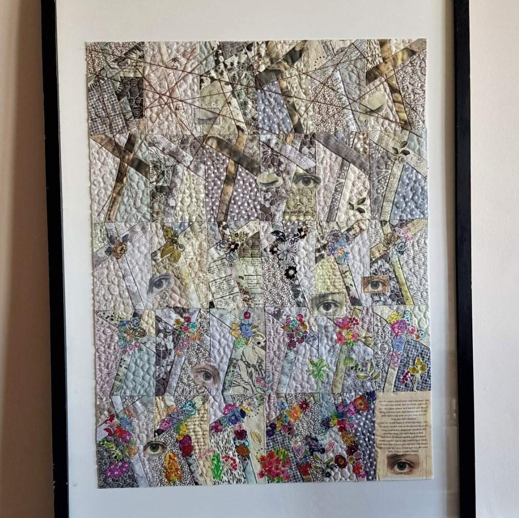 Textiles work by Lynda Scoulding