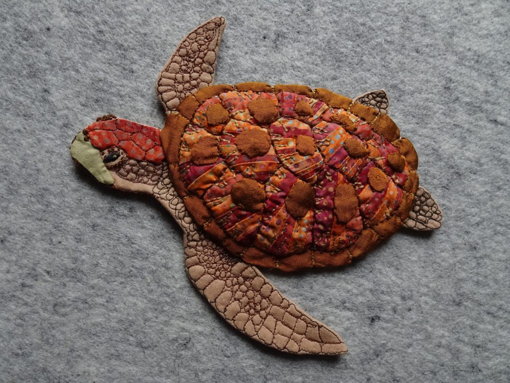 Patchwork turtle by graduate, Tessa Box