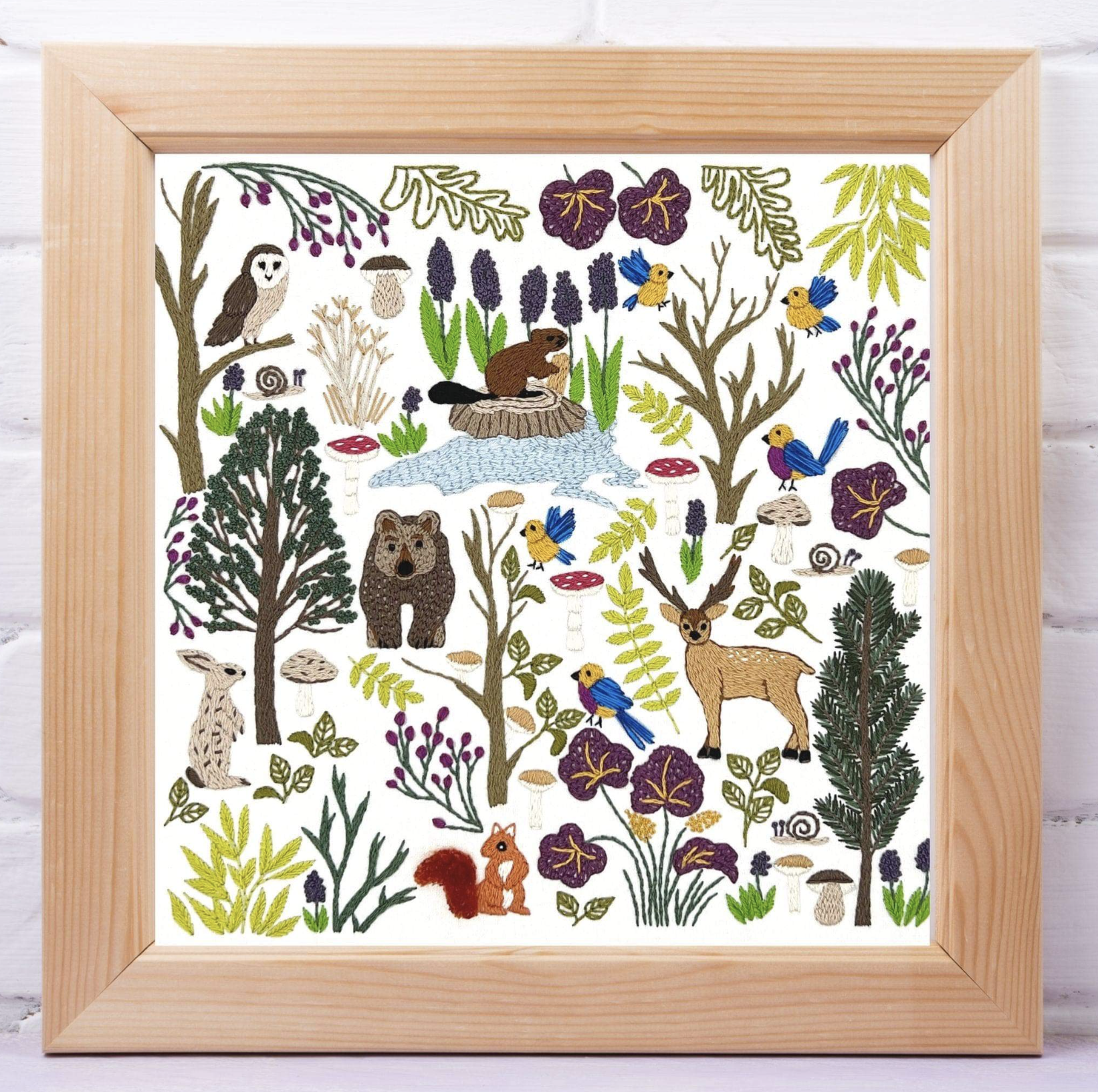 Into the Forest Hand Embroidery Kit