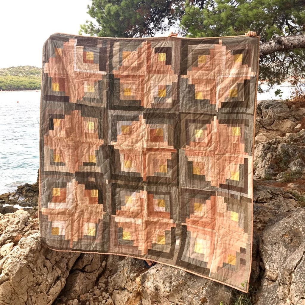 Impermanence Quilt by Ellie Beaven