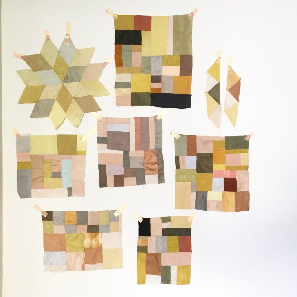 Patchwork paintings small wall