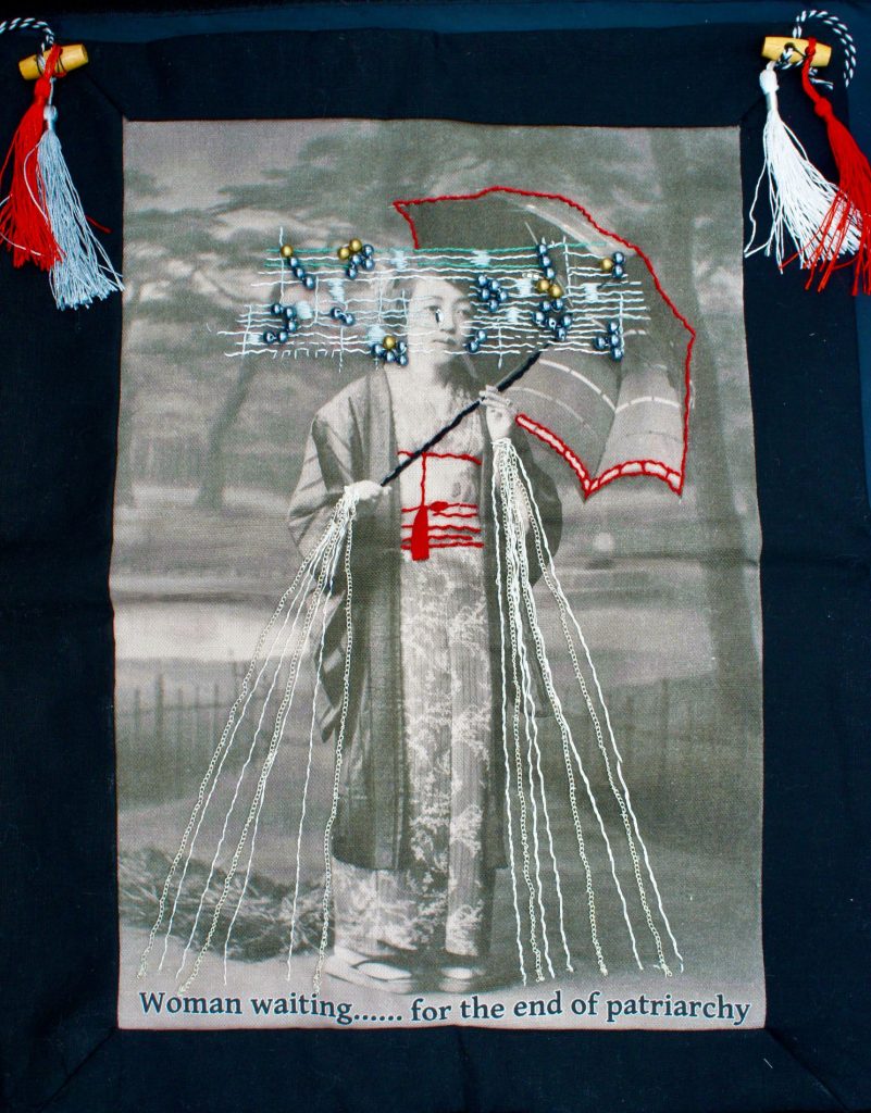 Hand Embroidery work for module 9 by Alison Gisvold