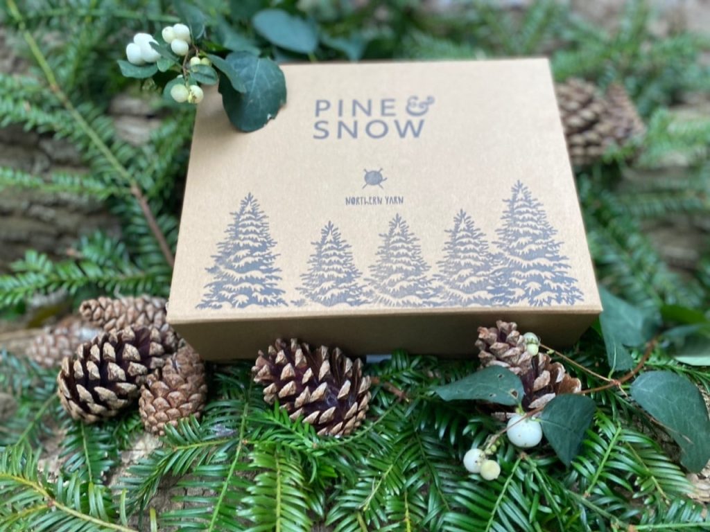 Northern Yarn Pine and Snow Craft Box