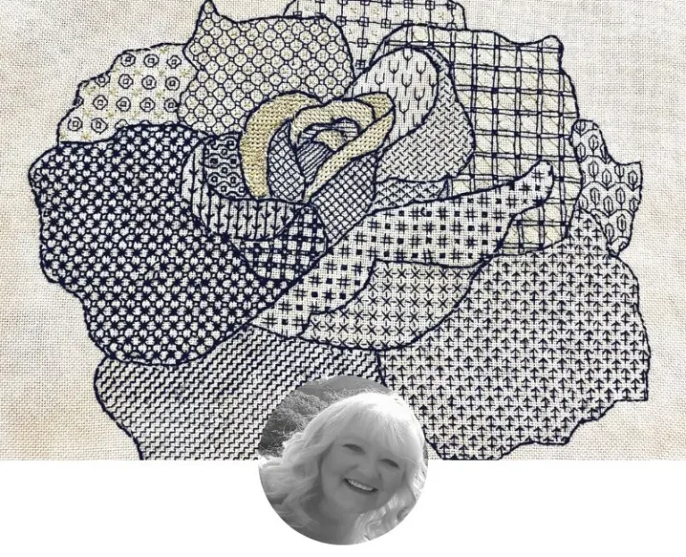 Carol Crichton hand Embroidery Skill Stage 2 Graduate