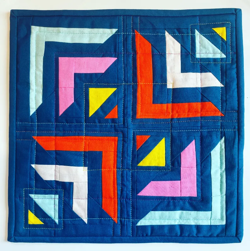 Patchwork and Quilting work by Juliet West, Textiles graduate from the School of Stitched Textiles