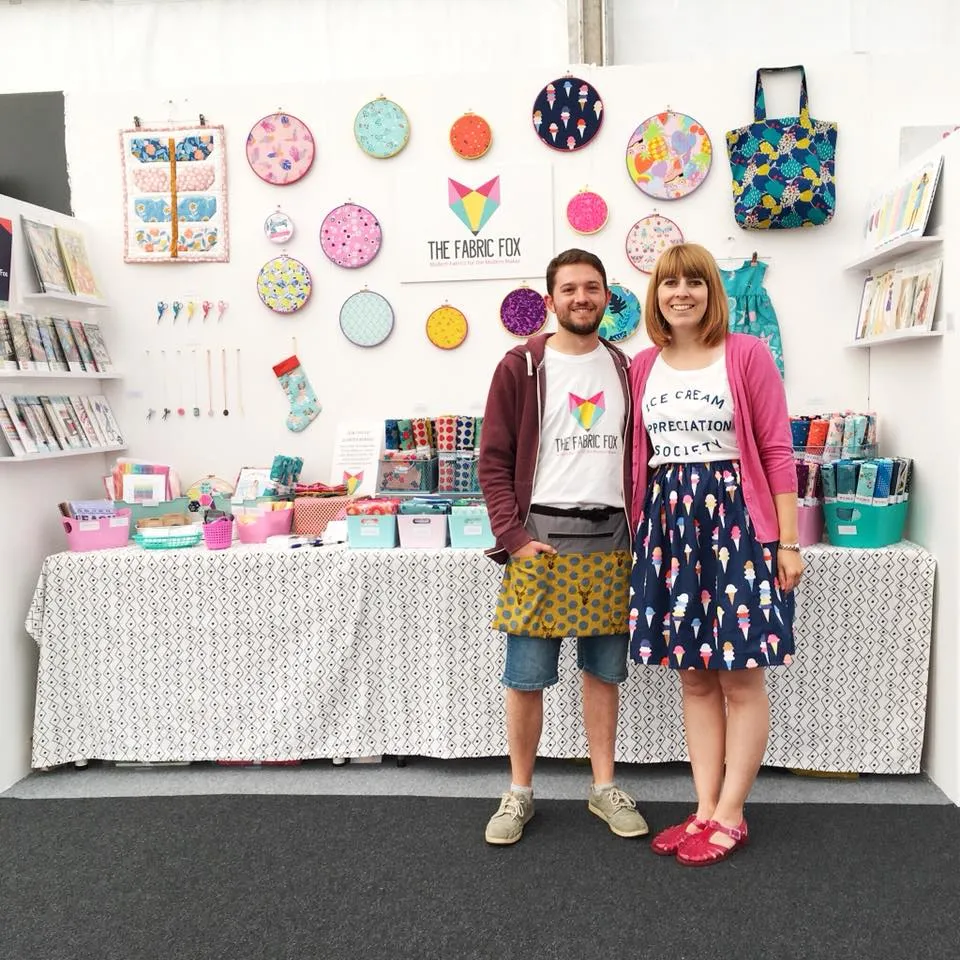 Kirst and Lee, owners of the Fabric Fox
