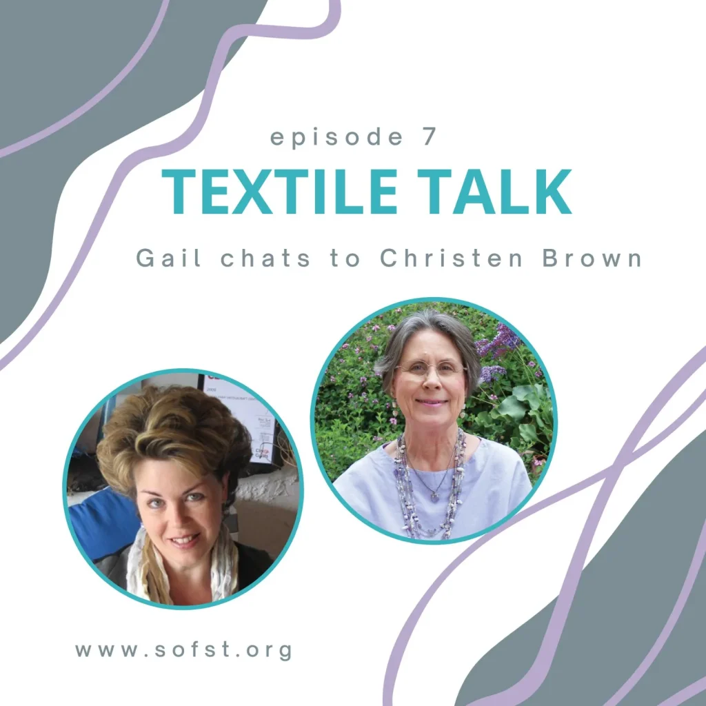 Christen Brown Textile Talk Podcast episode