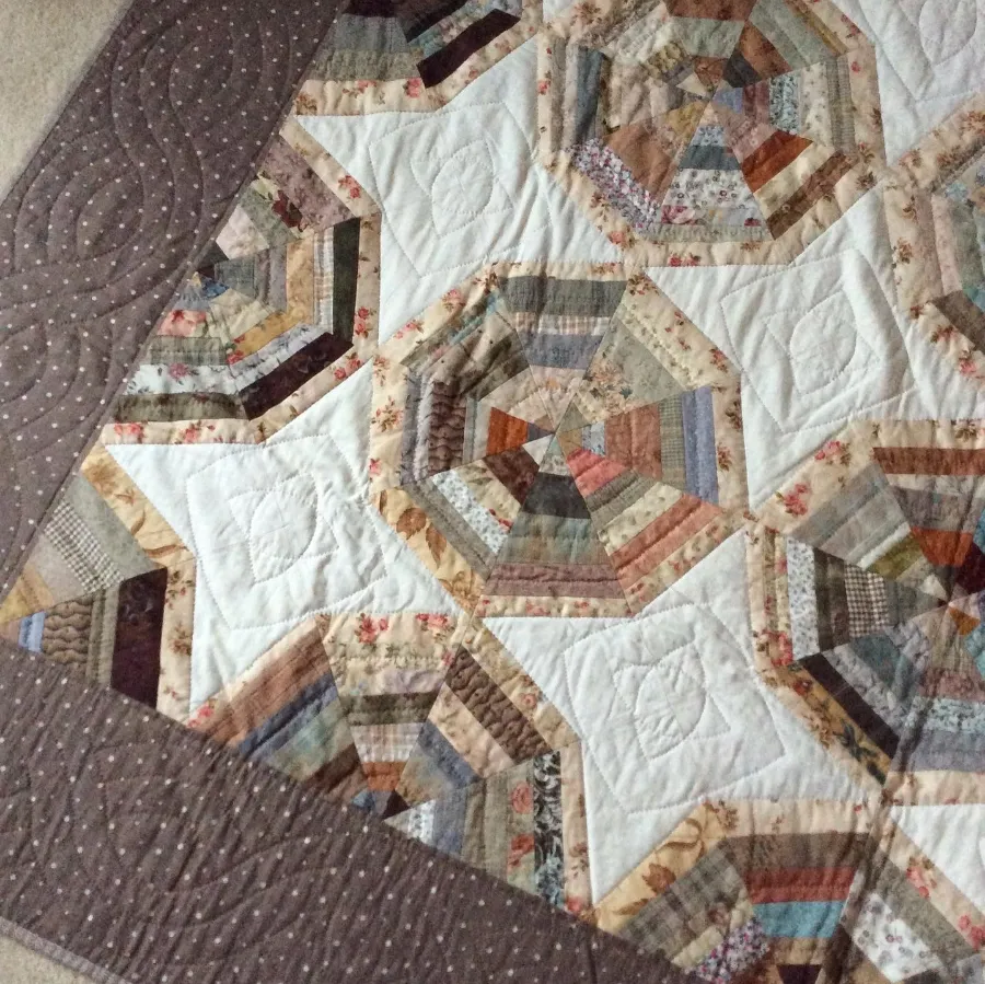 Patchwork Quilt by Carolyn Forster