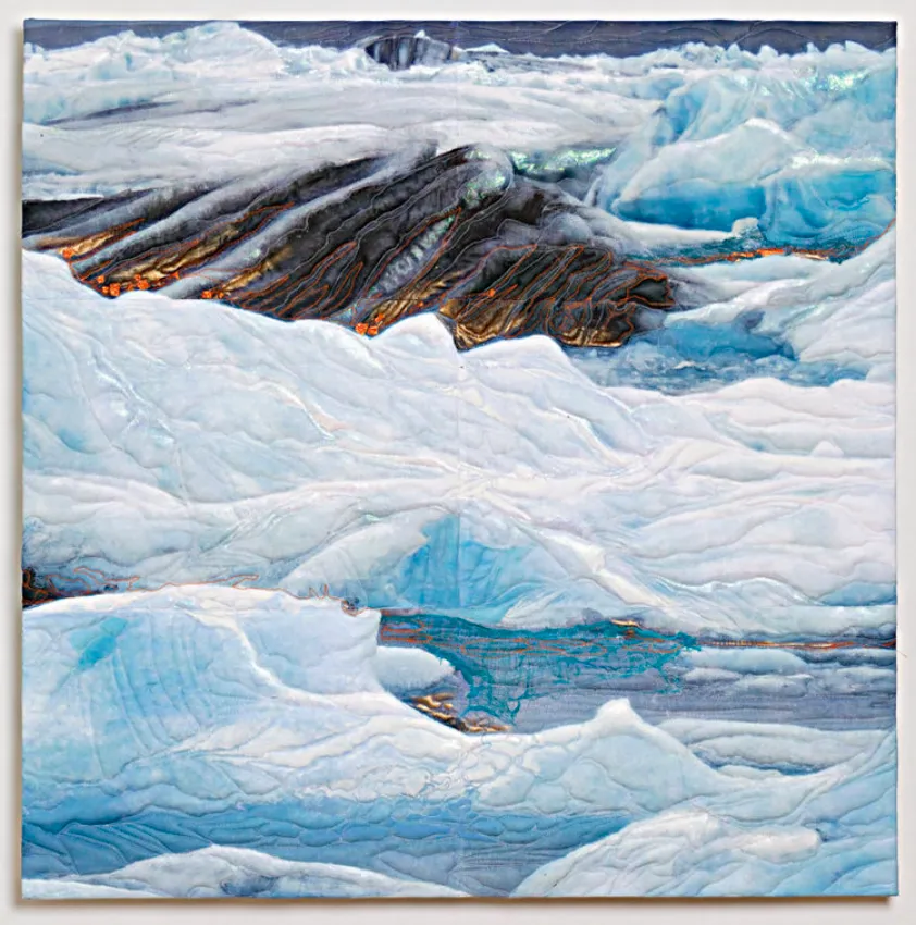 The Artic poles by Sandra Meech, inspired by the artic ocean