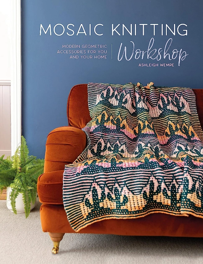 mosaic knitting book by Ashleigh Wempe