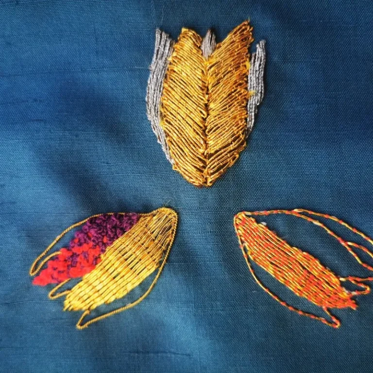 goldwork sample study Delphine Delanlande - @delalandedelphine