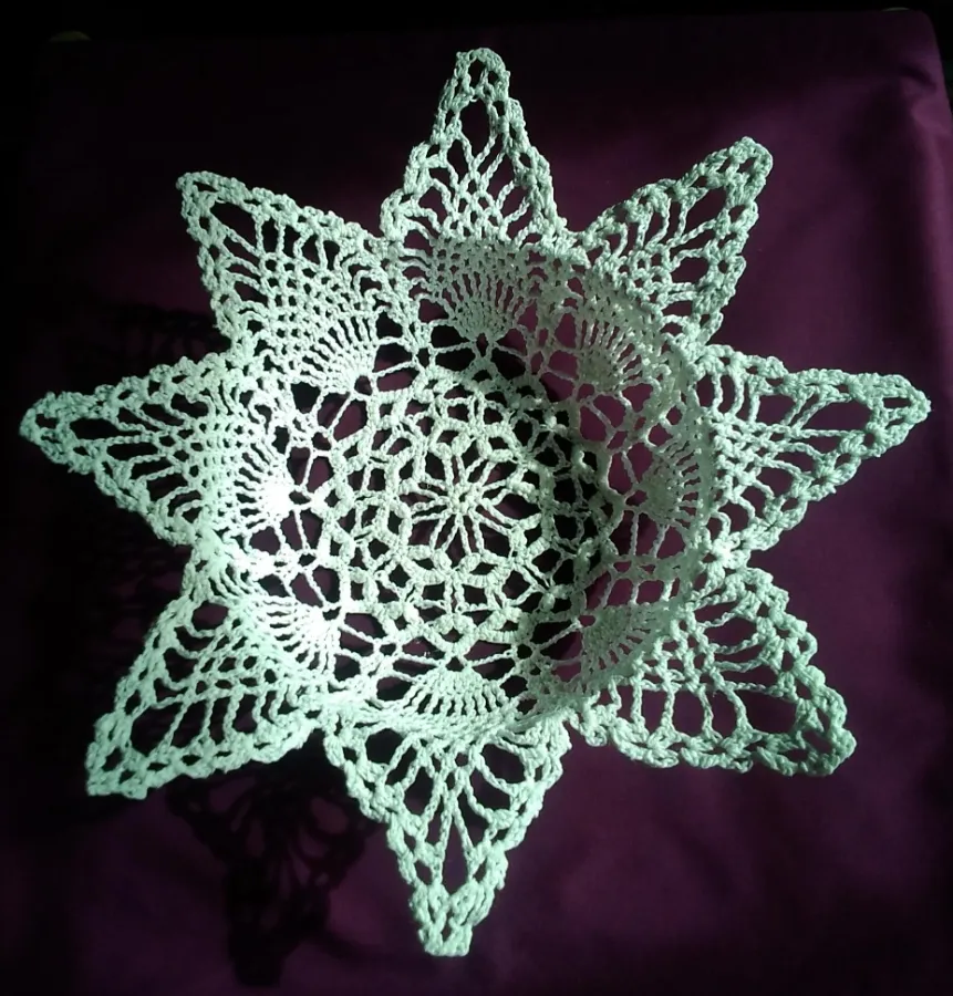 Crochet work by bursary finalist, Rachel Hodgkinson