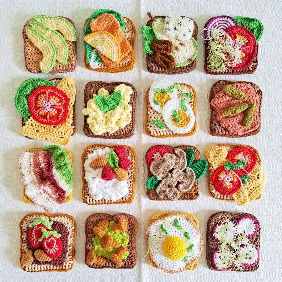 Maria skog virkase is a textile artist inspired by Food.