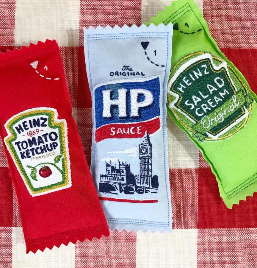 Emma Giacalone is a textile artists inspired by Food and iconic consumerables
